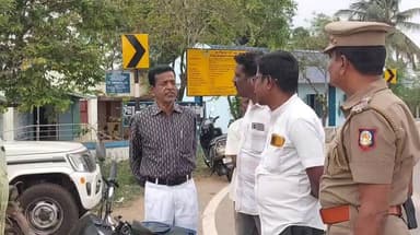 புதுக்கோட்டை: கைகுறிச்சியில் மர்ம நபர் புதைப்பு அடக்கஸ்தலம் பணியை தடுத்து நிறுத்திய கிராமதினர் போலீஸ் குவிப்பு பதற்றம் போராட்டம் நடத்தப் போவதாக மக்கள் ஆவேசம்