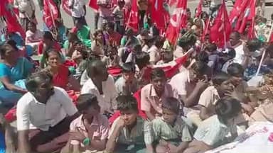 திருவண்ணாமலை: சாதி சான்று கேட்டு கலெக்டர் அலுவலக நுழைவாயில் முன்பு முற்றுகை போராட்டம்