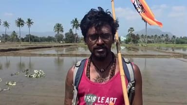 கலசபாக்கம்: பருவதமலை நோக்கி போதை ஒழிப்பு விழிப்புணர்வு ஆன்மீக பாதயாத்திரை