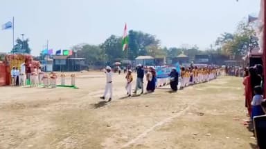 হবিবপুর: বুলবুলচন্ডী ডুবাপাড়া মাঠে নলিনী রঞ্জন ইনস্টিটিউটের বার্ষিক ক্রীড়া উৎসব