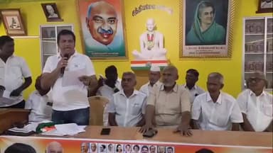 கோவில்பட்டி: காந்தி மண்டபத்தில் காங்கிரஸ் கட்சி சார்பில் தேர்தல் குறித்து ஆலோசனை கூட்டம் நடைபெற்றது