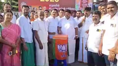 நாமக்கல்: தமிழகத்தின் வளர்ச்சியும் வலிமையும் முக்கியம் என்ற அடிப்படையில் தான் அதிமுக பாஜகவுடன் தேர்தலை சந்திக்கின்றது-கே.பி.ராமலிங்கம் பேட்டி அளித்தார்