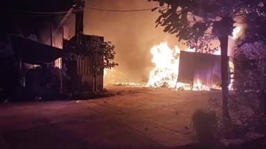 ಕಾರವಾರ: ಶಿರವಾಡದಲ್ಲಿರುವ ತ್ಯಾಜ್ಯ ವಿಲೇವಾರಿ ಘಟಕದಲ್ಲಿ ಭಾರೀ ಪ್ರಮಾಣದಲ್ಲಿ ಬೆಂಕಿ, ತಪ್ಪಿದ ಅನಾಹುತ