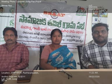 కొరిశపాడు: 06-Feb-26 : Mgnrega Social Audit
