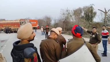 ਬਠਿੰਡਾ: ਪਿੰਡ ਜਿਉਂਦ ਵਿਖੇ ਪੁਲਸ ਅਤੇ ਕਿਸਾਨ ਆਹਮੋ ਸਾਹਮਣੇ