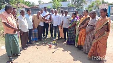 அன்னூர்: அன்னூர் பேரூராட்சிகள் சாலை உட் கட்டமைப்பை மேம்படுத்த ஒரு கோடி ரூபாய் மதிப்பீட்டில் பூமி பூஜை நடைபெற்றது