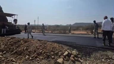 અબડાસા: નેત્રા–રવાપર રોડના કામનું ધારાસભ્ય દ્વારા નિરીક્ષણ