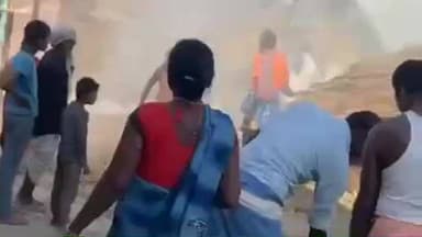 मोदनगंज: डहरपुर में किसान के पुंज में आग लगने से हुआ हजारों का नुकसान