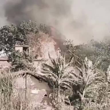 शाम्हो अकहा कुरहा: बिजुलिया गांव के पश्चिम टोला में बथान में भीषण आग, एक गाय झुलसी, भूसा व सामान खाक, दमकल ने पाया काबू