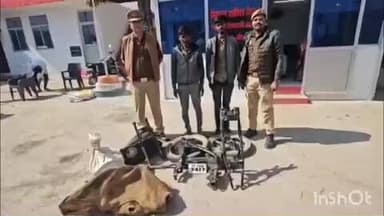 बांदा: कोतवाली नगर पुलिस ने मोटरसाइकिल चोरी के आरोप में 2 अभियुक्तों को किया गिरफ्तार