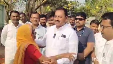 चाकूर: लोकशाहीचा उत्सव: सहकार मंत्री बाबासाहेब पाटील यांचे शिरूर ताजबंद येथे मतदान; नागरिकांना उत्स्फूर्त सहभागाचे केले आवाहन