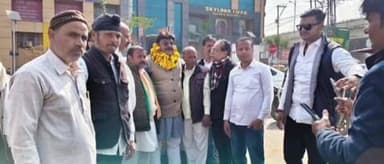 सुल्तानपुर: सुलतानपुर में कांग्रेस आरटीआई विभाग के प्रदेश चेयरमैन का भव्य स्वागत किया गया