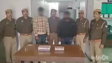सादाबाद: सादाबाद पुलिस ने फौजी के 2 हत्याभियुक्तों को किया गिरफ्तार, कब्जे से 2 अवैध तमंचा, कारतूस व ईको कार की बरामद