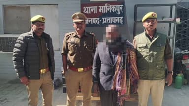 कुंडा: मनगढ़ एसबीआई बैंक के पास हत्या के प्रयास के आरोपी को गिरफ्तार किया गया, मामला कुल्हाड़ी से हमले का है