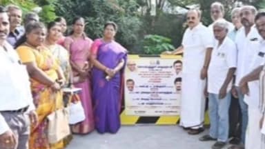 கோவை தெற்கு: கணபதி கார்டன் பகுதியில் மாநகராட்சி பொது நிதியிலிருந்து ரூ.20.60 இலட்சம் மதிப்பீட்டில் ஓடையின் குறுக்கே கட்டப்பட்ட சிறுபாலம் திறப்பு