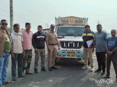 राजूरा: हिवरा फाटा येथे नाकेबंदी 10गोवंश जनावरे कतलीपासून वाचवली