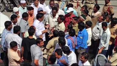 కార్మికులకు కేటాయించిన స్థలం కార్మికులకే ఇవ్వాలని ఎమ్మెల్యే నల్లారి కిషోర్ కుమార్ రెడ్డి కి పంచాయతీ కార్మికులు వినతి