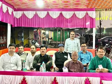 কুমারঘাট: কুমারঘাটে হরিনাম সংকীর্তনে অংশ গ্রহণ করেন এলাকার বিধায়ক