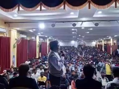 উদয়নারায়ণপুর: উদয়নারায়ণপুরে রায়বাঘিনি অডিটোরিয়াম অনুষ্ঠান হতে অনুষ্ঠিত হলো বর্ধিত কর্মীসভা উপস্থিত বিধায়ক