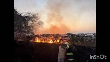 सोनपुर: मधुकोन कैंप नयागांव में आग, स्थानीय लोगों की सूझबूझ से टला बड़ा हादसा