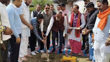 गुलाबगंज: गुलाबगंज के ग्राम गुनुआ में विधायक द्वारा सामुदायिक भवन का भूमि पूजन, सरपंच की मांग पर दी थी स्वीकृति