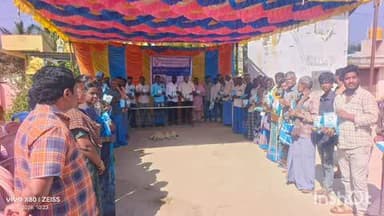 కుప్పం: రామకుప్పం మండలం ముద్దనపల్లిలో పాడి పశువులకు ఉచిత మందుల పంపిణీ