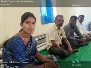 నారాయణరావుపేట: 08-Feb-26 : 16Th Round Social Audit Ragotham Palli Gp