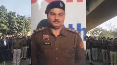 महावन: हरियाणा के सूरजकुंड मेले हादसे में मृत इंस्पेक्टर को पैथिक गांव डैगरा में दी गई अंतिम विदाई, आंखें हुईं नम