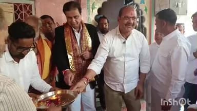 छोटीसादड़ी: विधायक कृपलानी और जिला अध्यक्ष कृष्णावत ने छोटी सादड़ी में अन्नपूर्णा माताजी मंदिर सामुदायिक भवन का भूमि पूजन किया