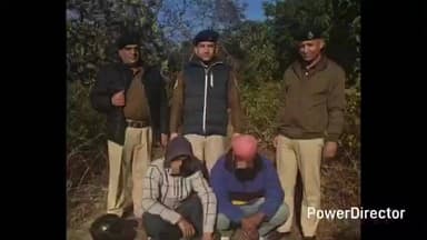 नाहन: काँशीवाला में नशा करते नाहन के दो युवकों को पुलिस ने रंगे हाथ दबोचा