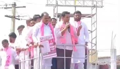 తాండూరు: ఆరు గ్యారంటీలకు ఆశపడి తెచ్చుకున్న కాంగ్రెస్ పార్టీతో బస్మాసుర పాలన: తాండూర్ రోడ్ షోలో కేటీఆర్