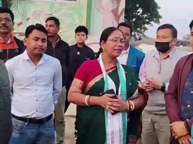 কাঞ্চনপুর: প্রত্যেকরায় কমিউনিটি হল প্রাঙ্গণে ধান ক্রয় কর্মসূচিতে উপস্থিত উত্তর ত্রিপুরা জেলা পরিষদের সভাধিপতি