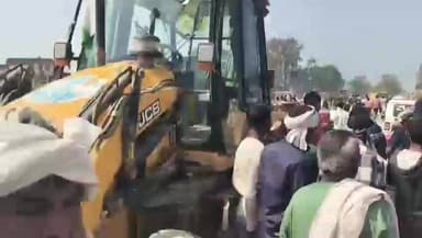 चंदौली: पांडेयपुर मार्केट में अवैध कब्जा हटाने पहुंची प्रशासनिक टीम का ग्रामीणों ने किया विरोध