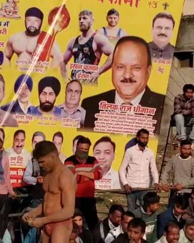 जगाधरी: 27वें विराट दंगल का आयोजन, ईरान के पहलवान ने जीती ₹1.5 लाख की कुश्ती