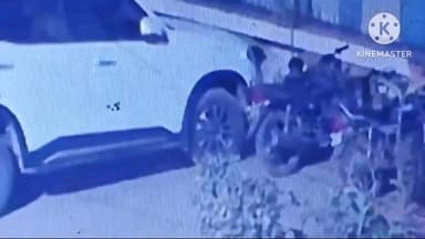 होटल शाई छाया के सामने से रात में दोपहिया वाहन चोरी, चोर सीसीटीवी में कैद