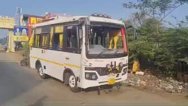 పెద్ద కన్నలి సమీపంలో అదుపుతప్పి బస్సు బోల్తా, పలువురికి గాయాలు