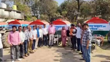 खैरलांजी: खैरलांजी जनपद पंचायत क्षेत्र की 12 ग्राम पंचायतों को मिला फायर फाइटर पानी टैंकर