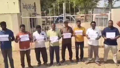 శింగనమల: బుక్కరాయ సముద్రంమండల కేంద్రంలోని సత్యసాయి వాటర్ కార్మికుల సమస్యల పరిష్కరించాలని అధ్యక్షుడు రాఘవేంద్ర చారి డిమాండ్