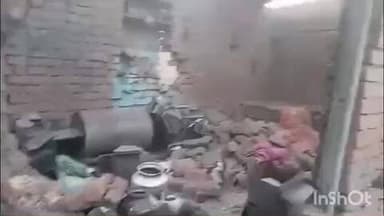 आष्टी: सिलेंडरचा भीषण स्फोट – घरची राखरांगोळी, सुदैवाने जीवितहानी टळली, वडाळा (ता. आष्टी) येथे दुर्घटना