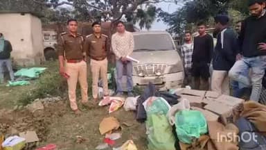 झंझारपुर: अररिया संग्राम थाना परिसर में 3,793.125 लीटर देशी-विदेशी शराब का किया गया विनष्टीकरण