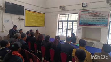 मुशहरी: जिला विधिक सेवा प्राधिकार में चीफ ज्यूडिशियल मजिस्ट्रेट व थाना प्रभारी सहित अधिवक्ताओं के साथ बैठक