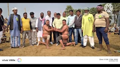 बसंतराय: कोरियन गांव में गेरुआ नदी तट पर दो दिवसीय अंतर्राष्ट्रीय कुश्ती प्रतियोगिता का आयोजन
