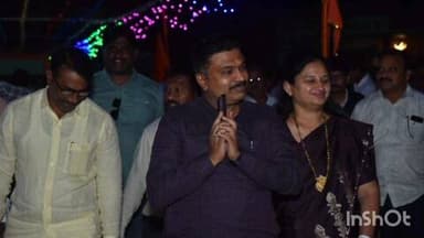 राजूरा: रामपूर येथे प्रकट दिनानिमित्य आ. देवराव भोंगळे यांनी घेतले श्रींचे दर्शन