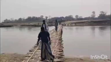 बैसि: उदासीनता: चचरी पुल के भरोसे 20 हजार की आबादी, परमान नदी पर हर साल बह जाता है चचरी पुल