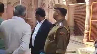 सेपउ: महाशिवरात्रि मेले को लेकर सैंपऊ महादेव मंदिर की सुरक्षा व्यवस्थाओं का लिया गया जायजा