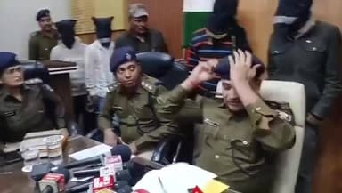 गोरेयाकोठी: गोरिया कोठी थाना क्षेत्र से पुलिस ने हथियार के साथ चार अपराधियों को गिरफ्तार किया