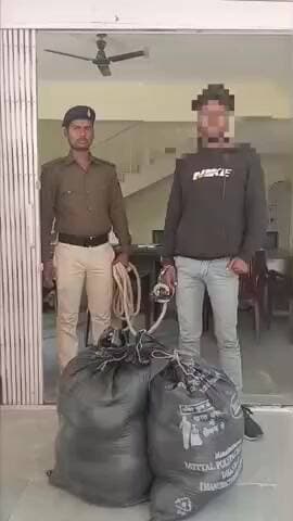 धरहरा: मनकोठिया मोड़ पर पुलिस की बड़ी कार्रवाई, 120 लीटर महुआ शराब जब्त, एक तस्कर गिरफ्तार, दूसरा फरार