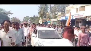 सोयगाव: सोयगाव मध्ये भाजपाला मोठे यश शहरात काढण्यात आली विजय मिरवणूक