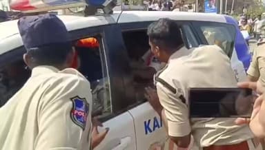 ఎల్లారెడ్డి: ఎల్లారెడ్డి మున్సిపాలిటీలో ఉద్రిక్తత,మాజీ ఎమ్మెల్యే సురేందర్ అరెస్ట్, నాగిరెడ్డిపేట్ పోలీస్ స్టేషన్ కు తరలించిన పోలీసులు