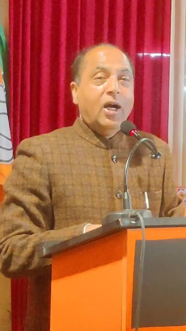 भुंतर: प्रदेश की सुक्खू को सरकार से जनता की परेशानियों के लिए तैयार रहने का कहा जय राम ठाकुर ने